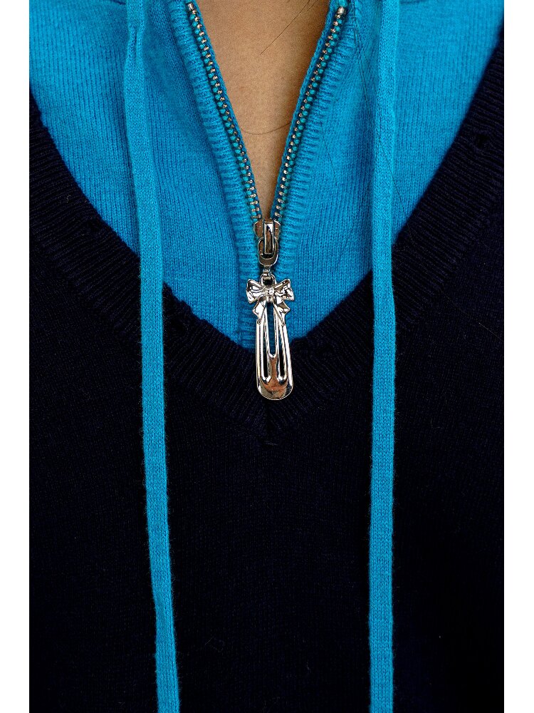 Handmade Patch Leaky Needle Sweater【s0000016119】