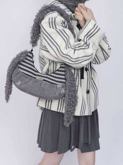 Rabbit Plush Versatile Commuter Crossbody Bag【s0000014618】