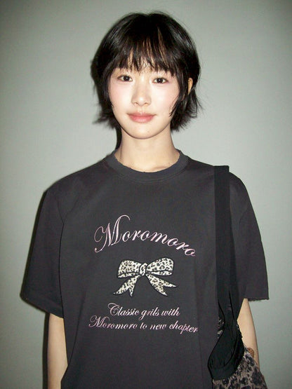 Loose Round Neck Short Sleeve T-Shirt【s0000012505】