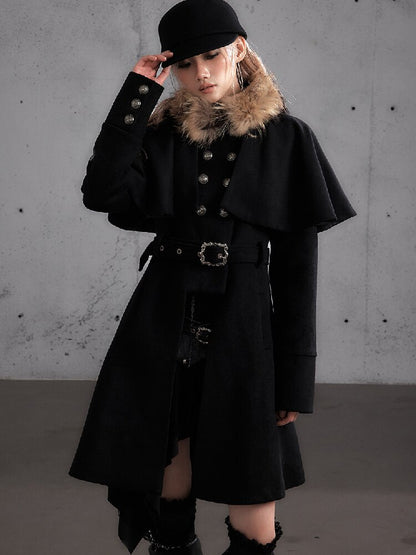 Modern Court Heiress Wool Cape Jacket【s0000019150】