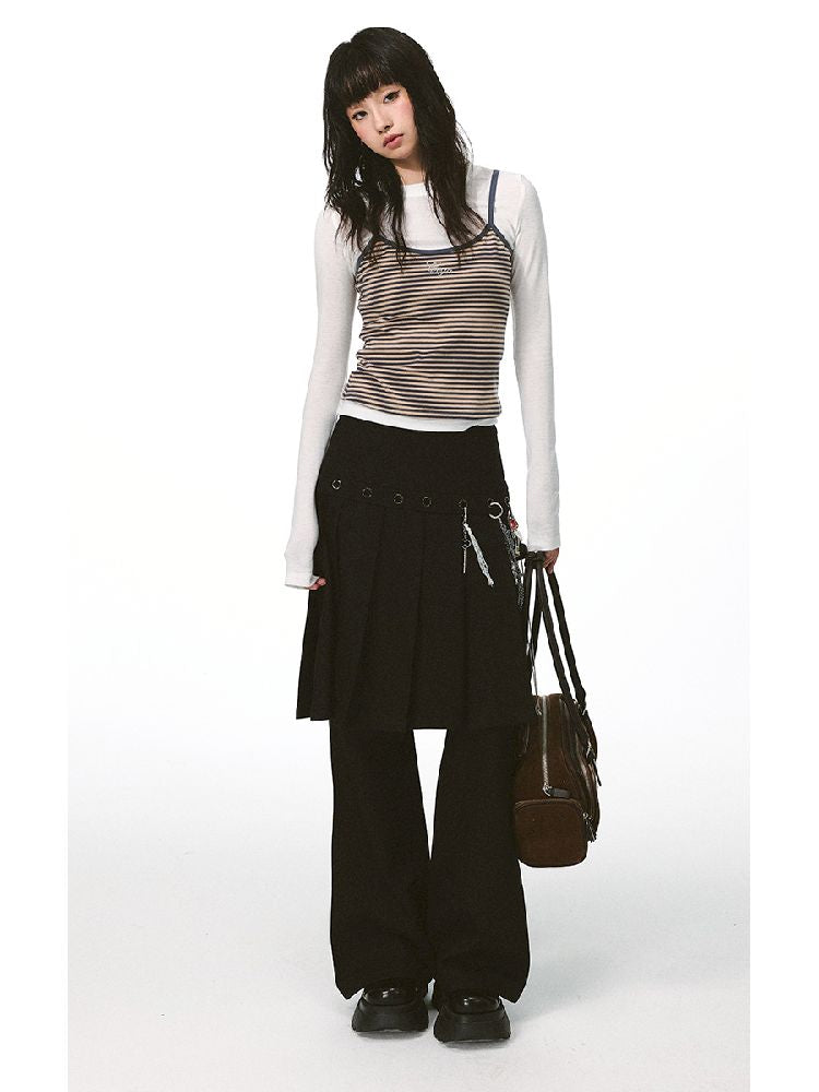 가짜 두 스커트 바지 [S0000011422]