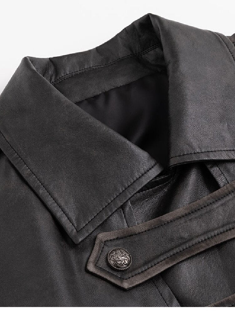 Vintage Belt Cavalry Cape Jacket【s0000018520】