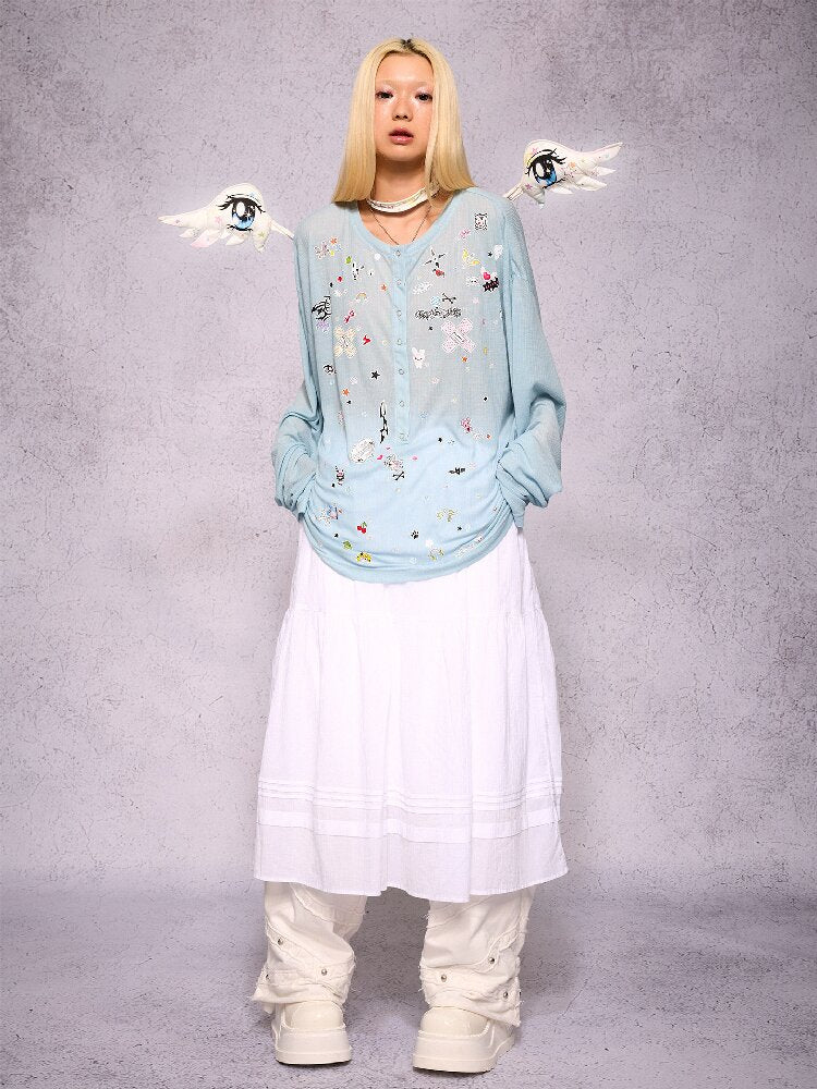 Dreamy Eye Angel Wing Collar【s0000018730】