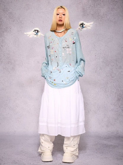 Dreamy Eye Angel Wing Collar【s0000018730】