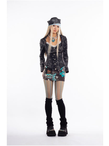 Retro Mood Cartoon Skirt Skirt【s0000018055】