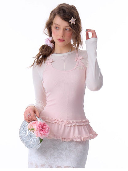 Knit Neck Vest Camisole【s0000012247】