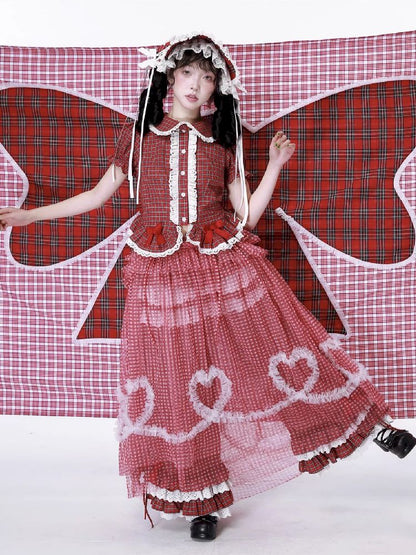 Retro Mesh Hooded Dress【s0000012194】