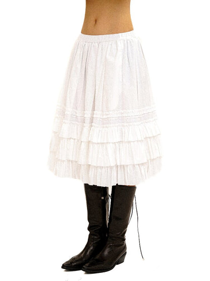 Heavy Works Layered Lace Skirt【s0000016092】