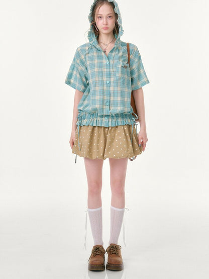 Polka Dot Pocket Slimming Skirt【s0000016616】