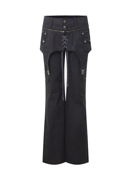 Straight-Leg Pocket Workwear Pants【s0000013904】