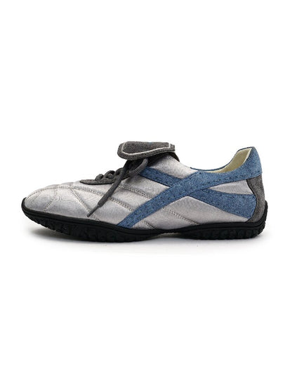 Stretch Satin Panelled Trainers【s0000016127】