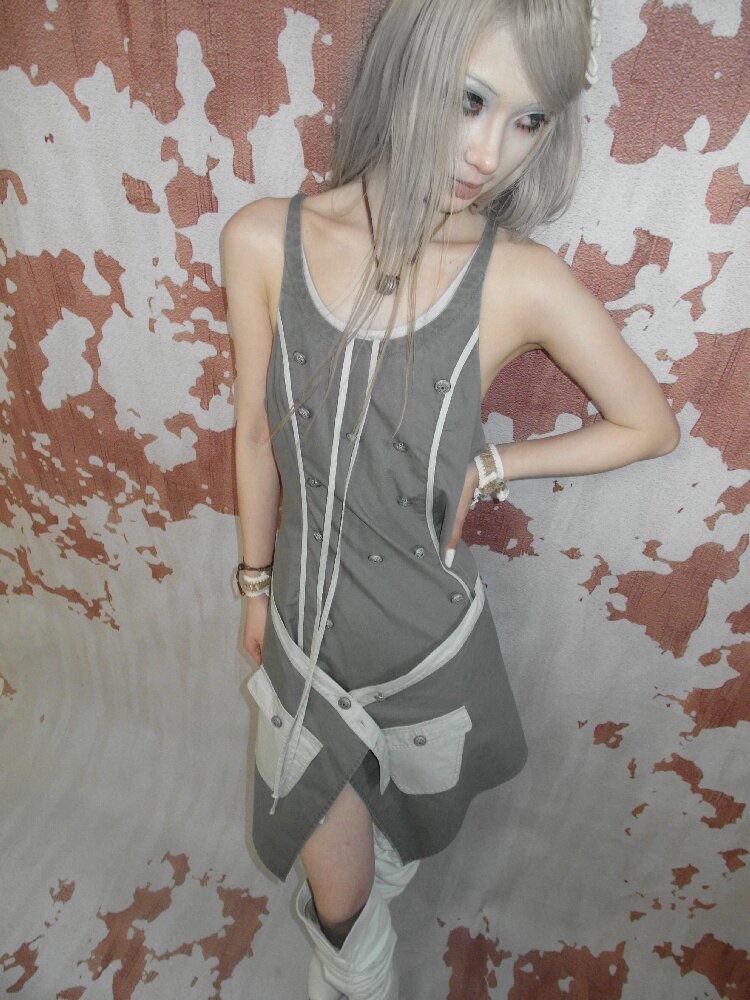 Medieval Pleated Slip Dress【s0000017977】