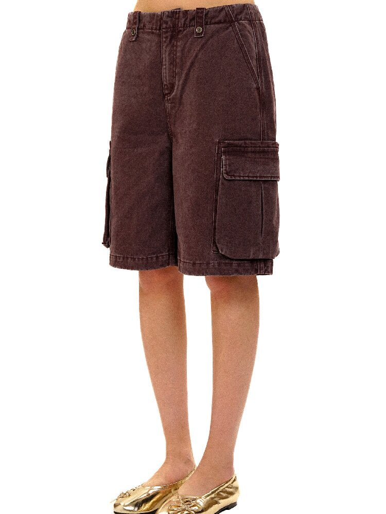 Vintage Distressed Utility Pants【s0000017435】