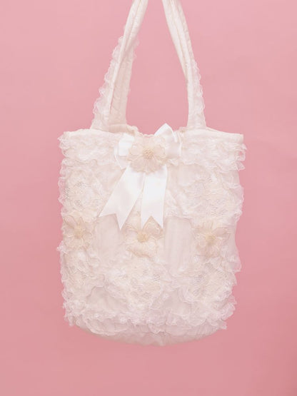 Embroidery sandwich cotton shoulder bag【s0000013499】