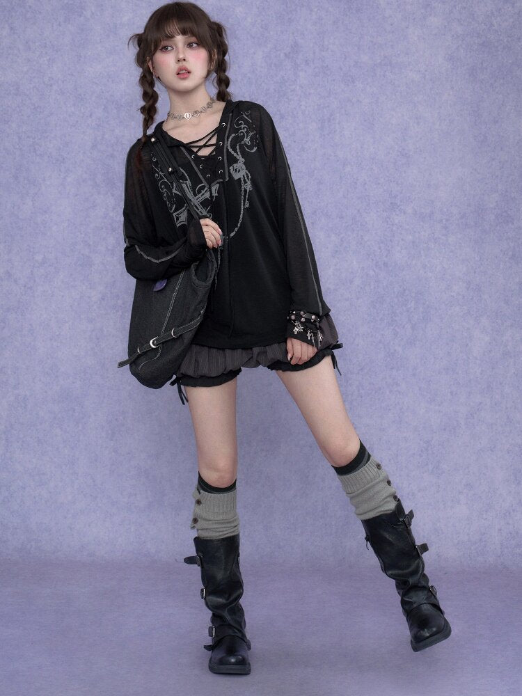 Souffle Double Waist Skirt Pants【s0000017866】