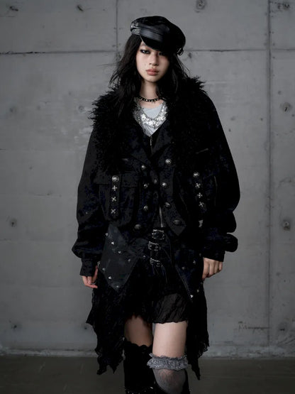 Faux Two-Piece Functional Jacket【s0000014115】