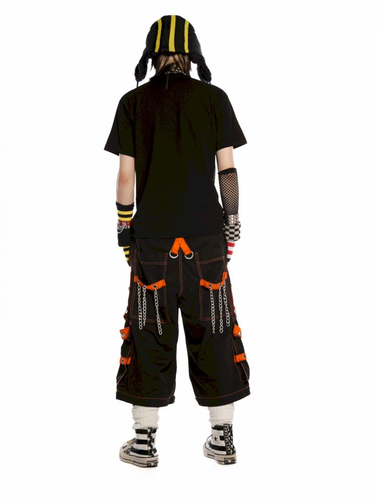 Street tide cool unisex hundred shoulder T-shirt【s0000013605】