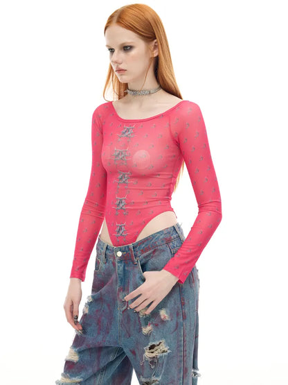 Sheer Sexy Y2K Mesh Underskirt【s0000014001】