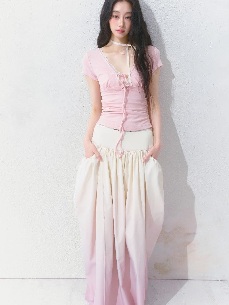 High-Waisted Half-Length Skirt【s0000012144】