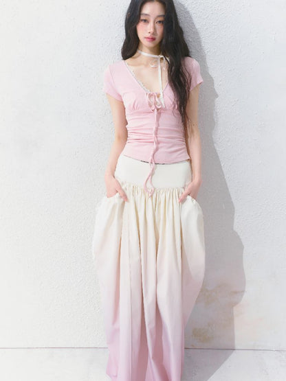 High-Waisted Half-Length Skirt【s0000012144】