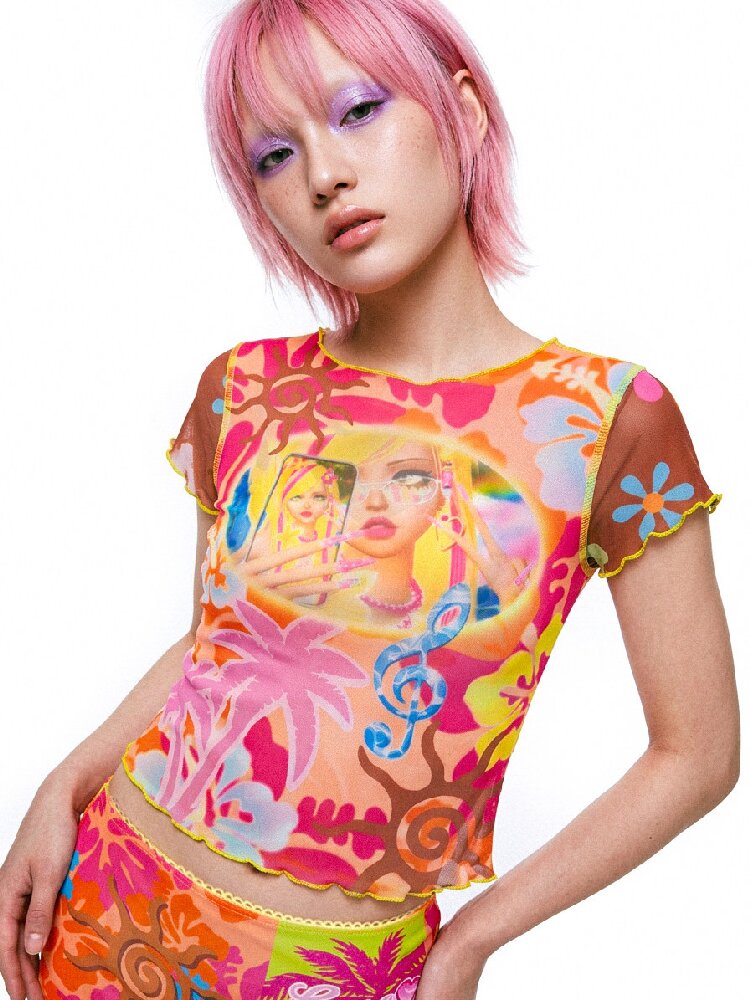 Summer Island Fitted Mermaid Dress【s0000017517】
