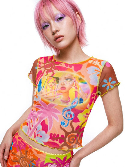 Summer Island Fitted Mermaid Dress【s0000017517】