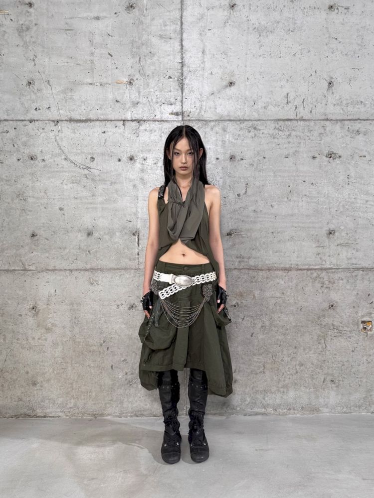 Loose A-line Y-shaped Doll Tank Top【s0000012711】