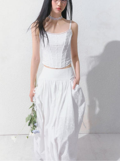 High-Waisted Half-Length Skirt【s0000012154】