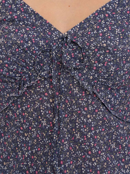 Plaid bubble sleeve top/dress【s0000013456】