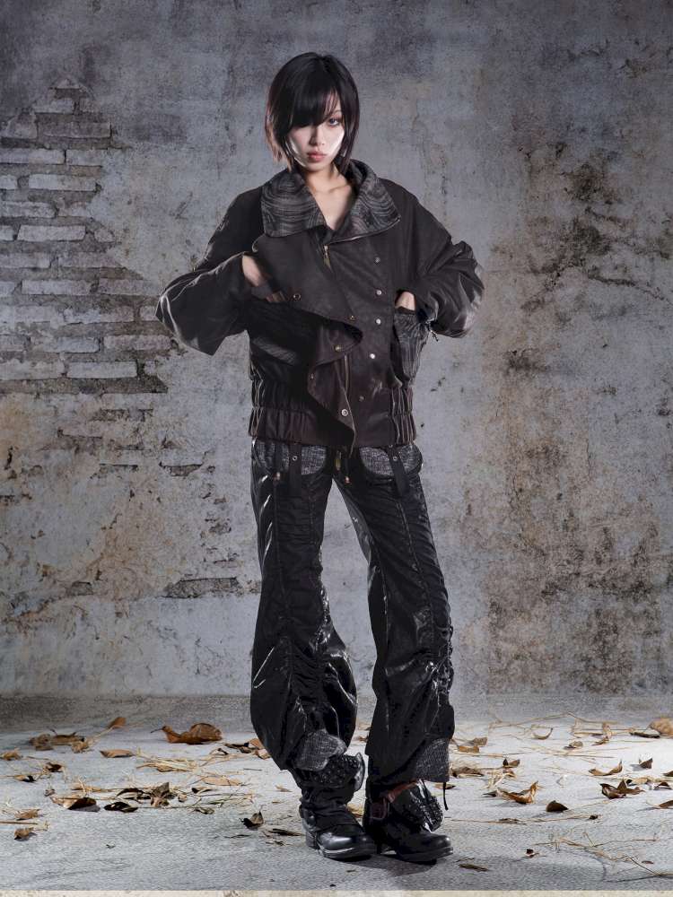 Oversized Fleece-Lined Flight Jacket【s0000014483】