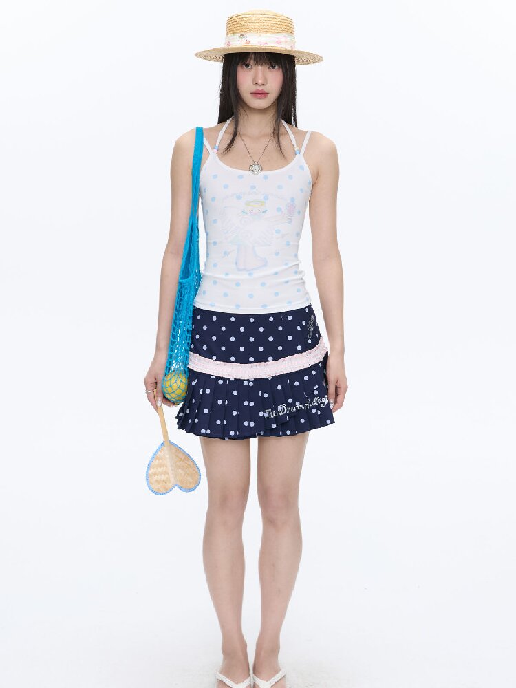 Childlike Beaded Camisole Top【s0000016409】