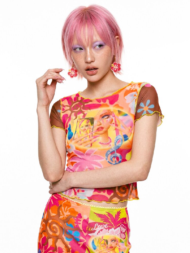 Summer Island Fitted Mermaid Dress【s0000017517】
