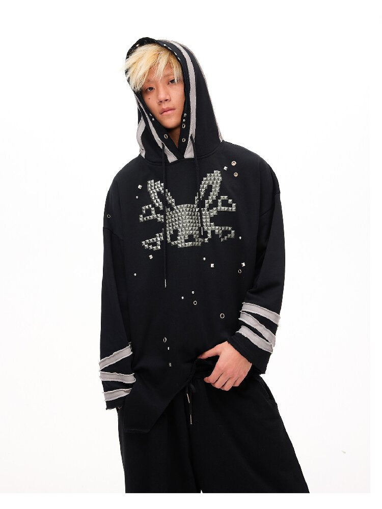Riveted Rabbit Skull Sweatshirt【s0000016042】