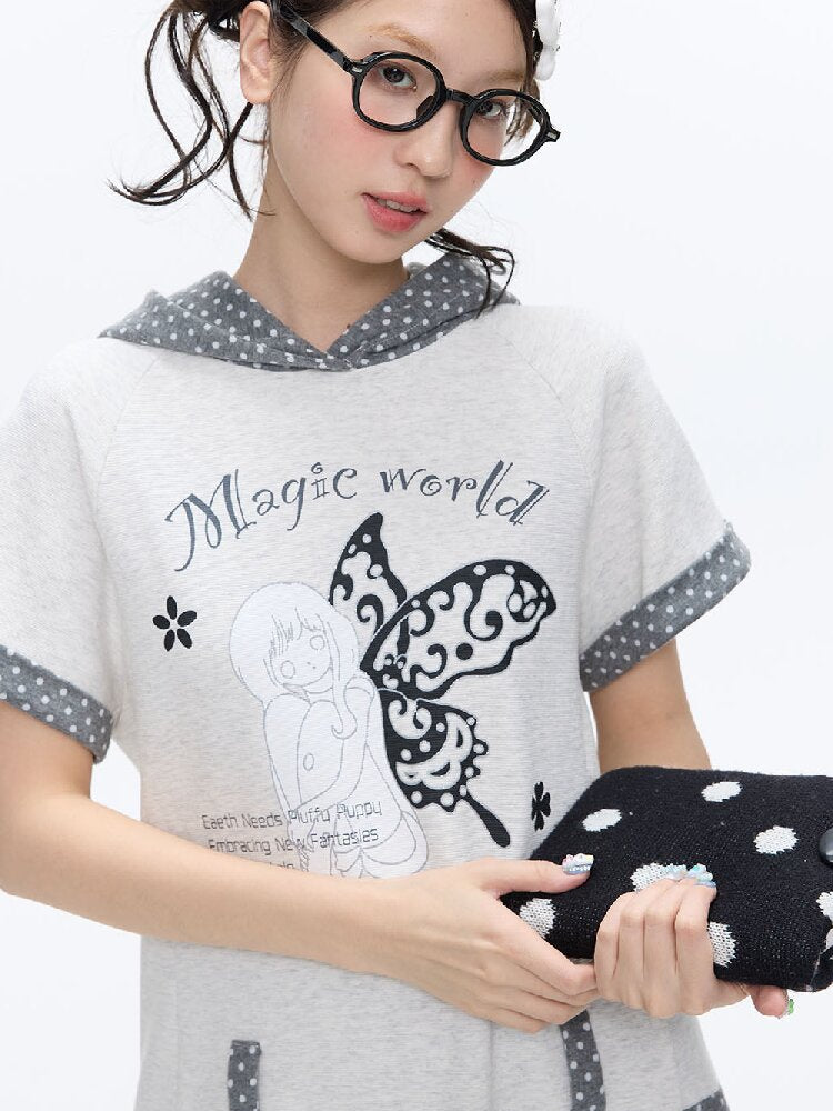 Glitter Pink Print Sweatshirt【s0000016379】