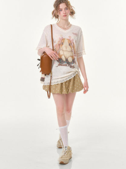 Polka Dot Pocket Slimming Skirt【s0000016616】