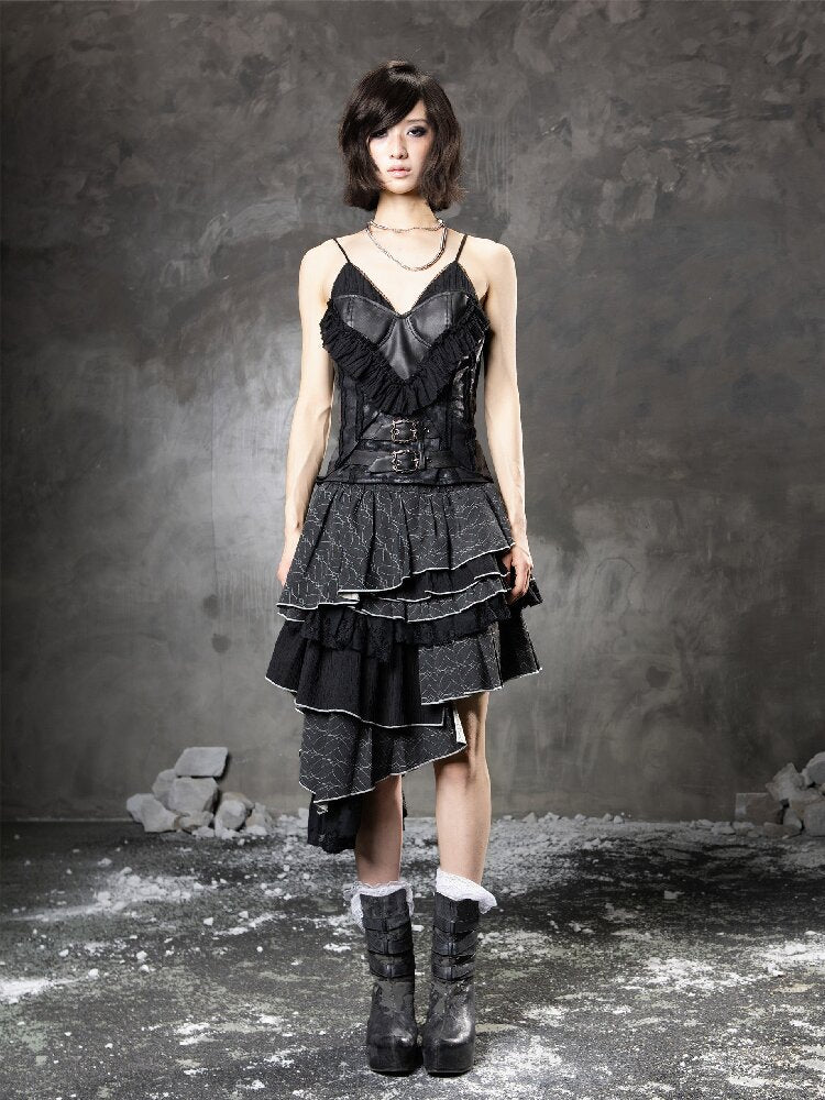 Splicing Fake Two Suspender Bandeau【s0000015953】