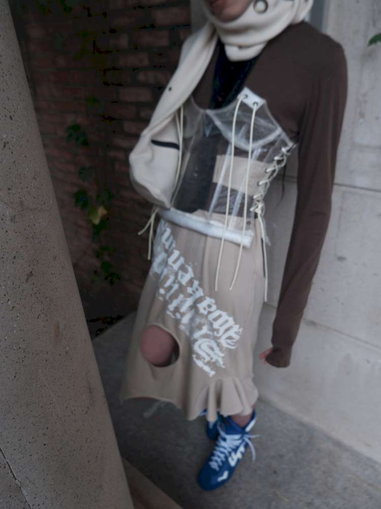 Printed Bondage Transforming Dress【s0000015143】