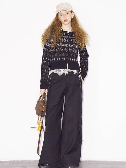 Round Neck Winter Cardigan Coat【s0000014386】