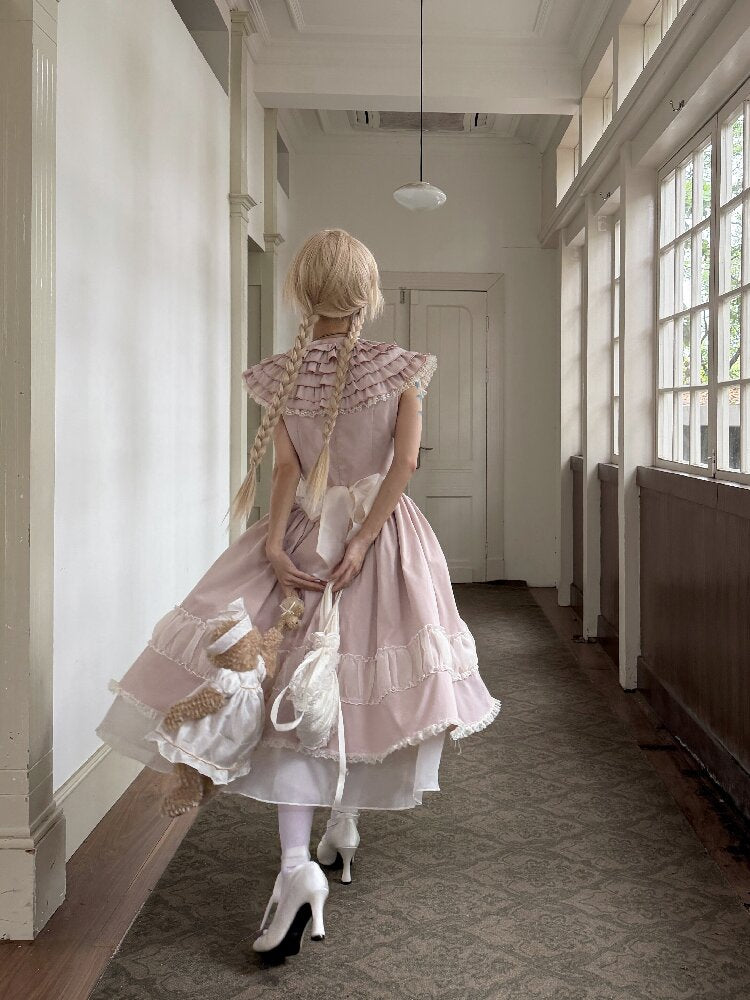 Original Lace Mesh Embroidered Skirt Set【s0000016890】