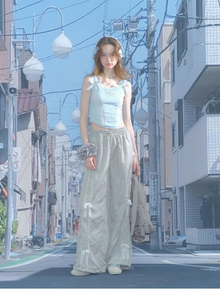 Lace Bow Tank Camisole【s0000012246】