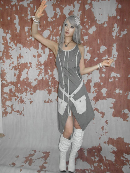 Medieval Pleated Slip Dress【s0000017977】