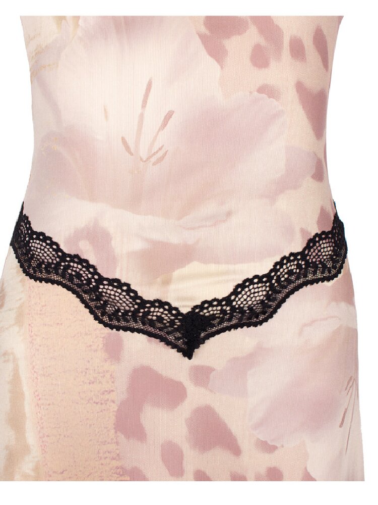 Vintage Pattern Lace Floral Dress【s0000018086】