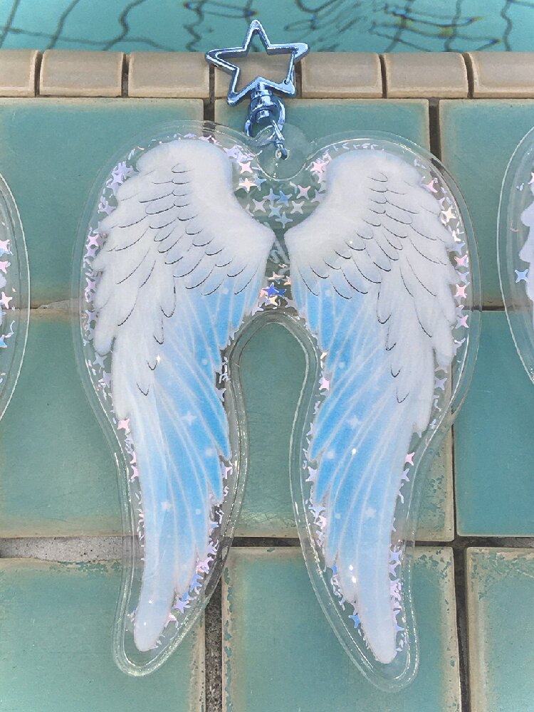 Angel Wing Sequin Inflatable Charm【s0000017482】
