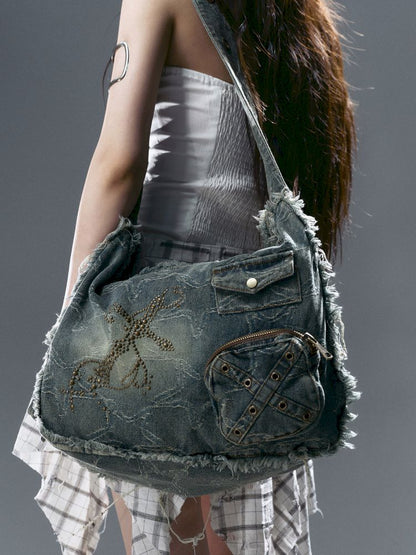 Stars-decorated crossbody bag【s0000012802】