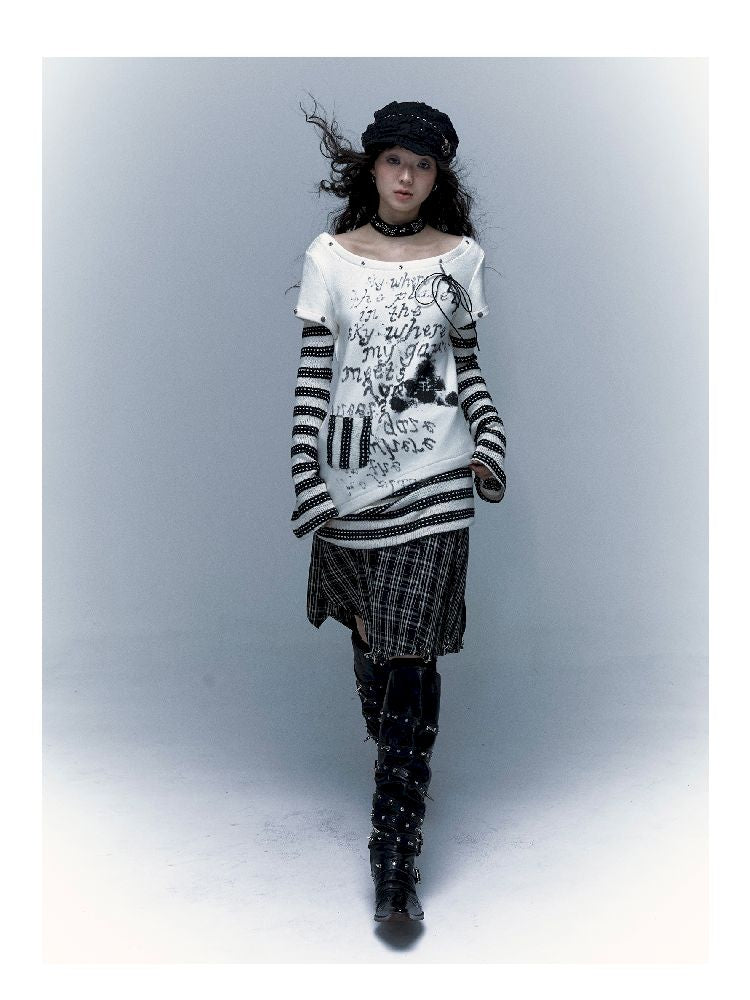 Peplum irregular pleated bustier midi skirt【s0000005970】