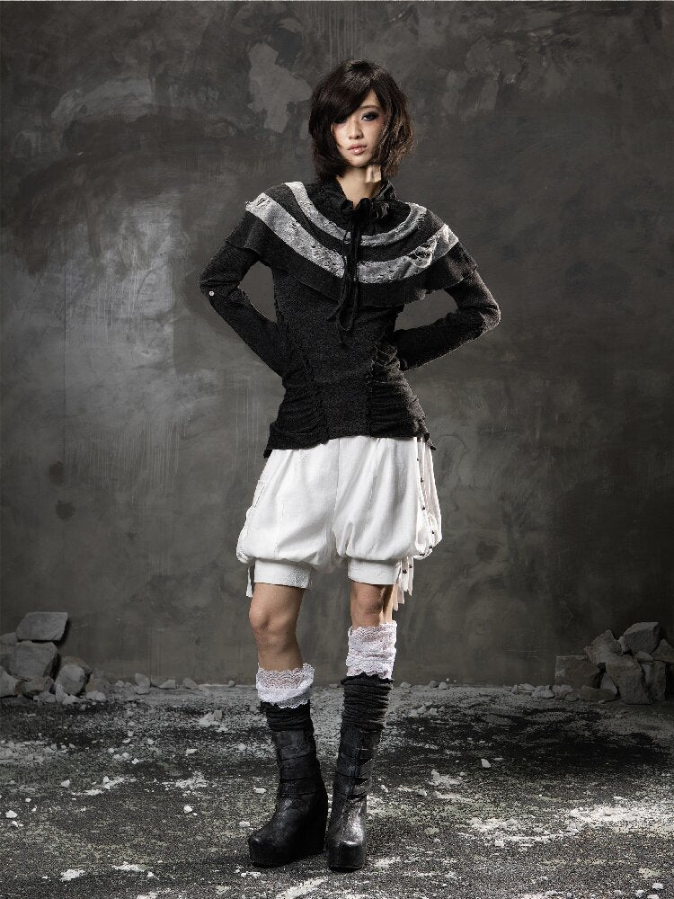 Lace Stitching Bud Shorts【s0000015948】