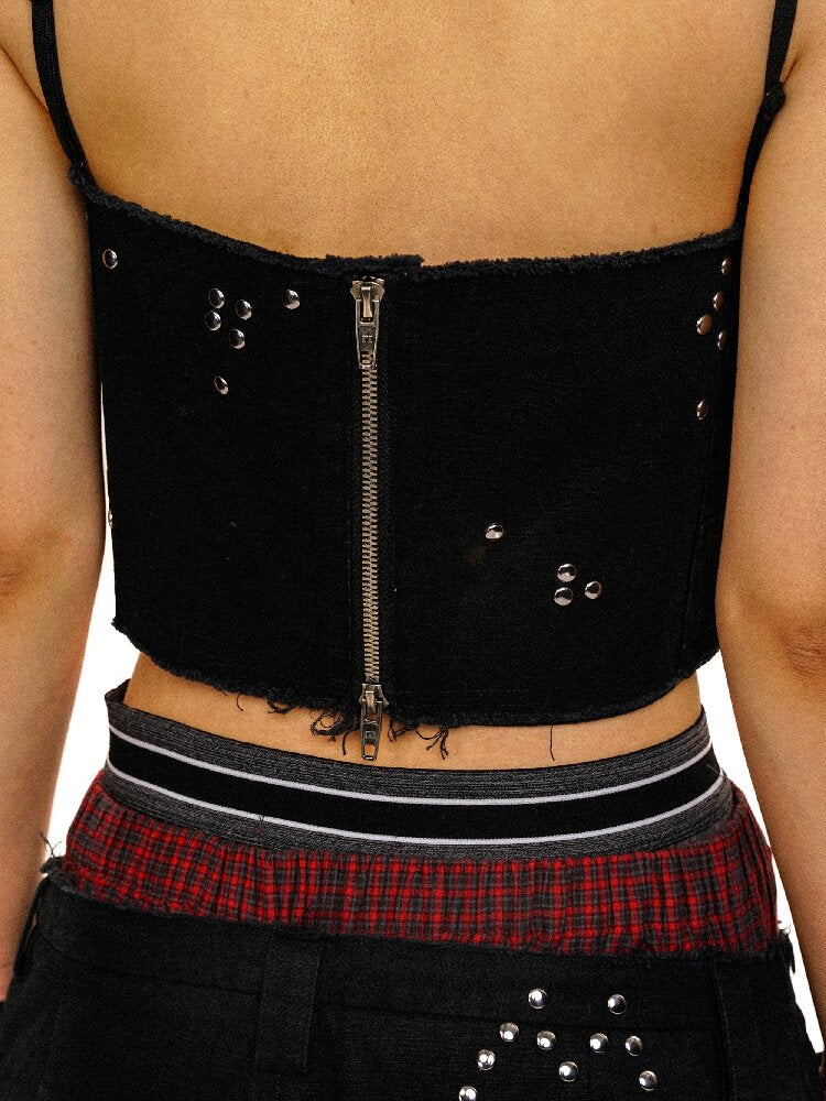 College Bandeau Suspender Pants【s0000016438】