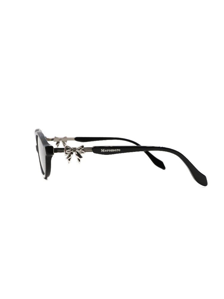 Metal Bow Round Glasses【s0000017439】