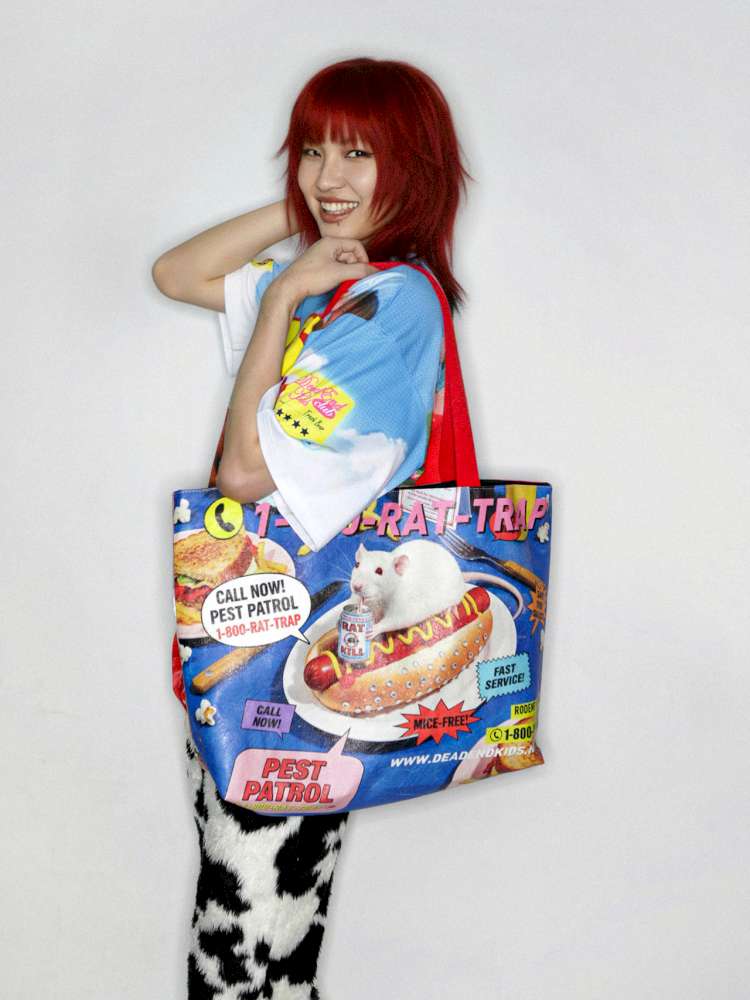 Mouse Print American Vintage Dupont Tote Bag【s0000014913】