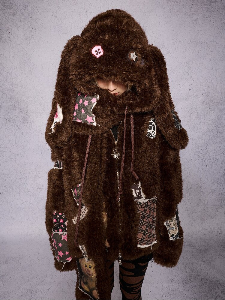 Lop Rabbit Doll Hat Scarf【s0000019135】
